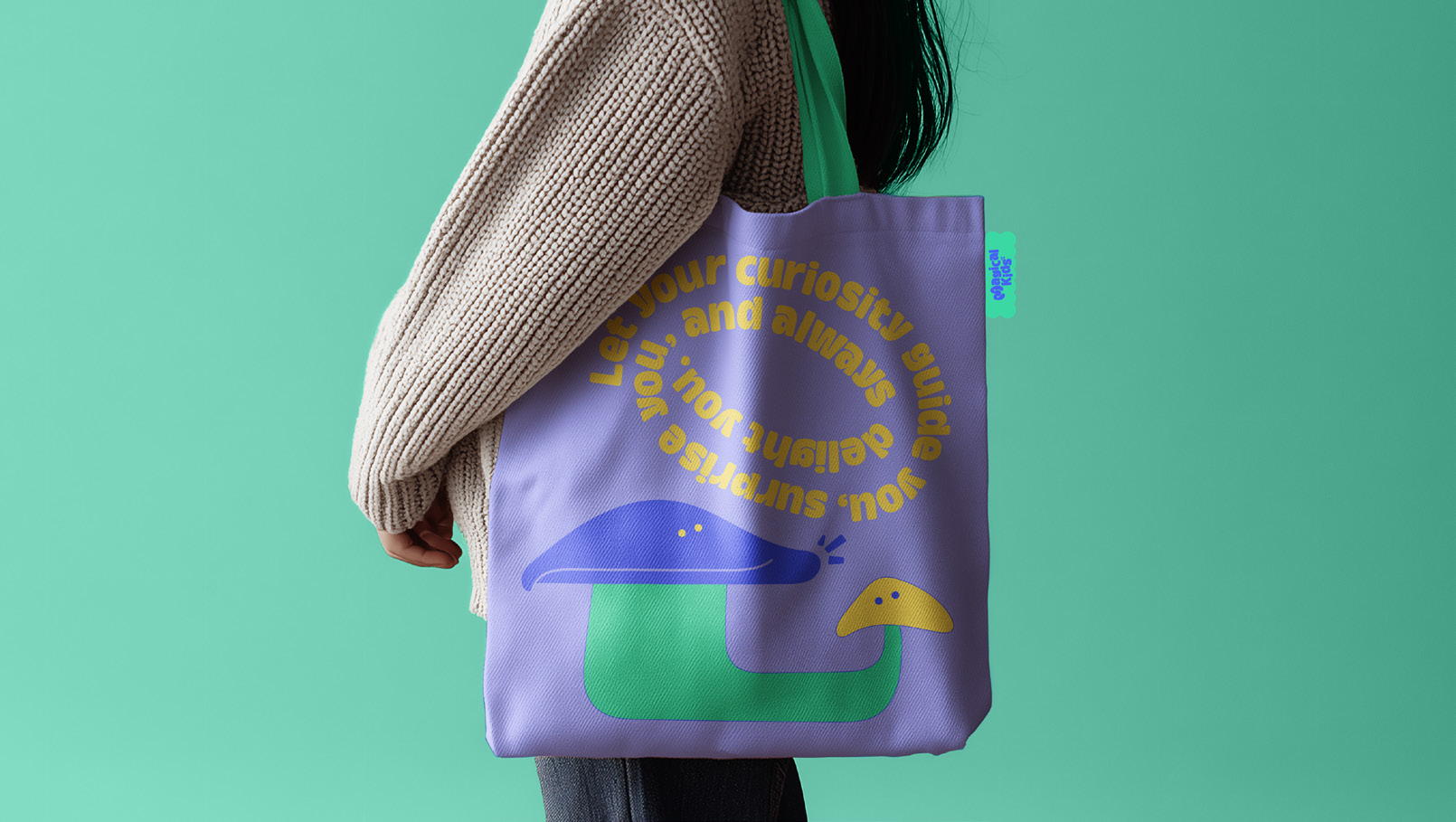 Magical Kids tote bag: Let your curiosity guide you, and always surprise you